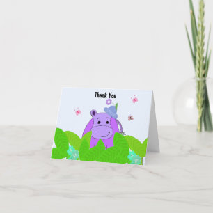Purple Hippo Thank You
