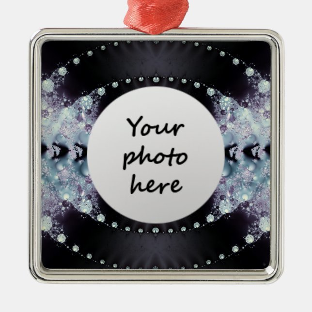 Purple Hole Metal Tree Decoration (Front)