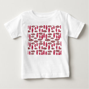 Purple Holey Ovals Baby T-Shirt