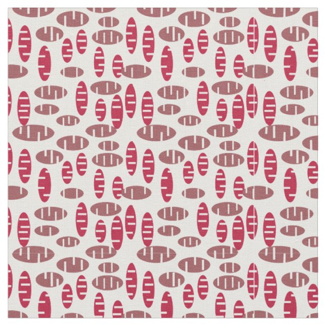 Purple Holey Ovals  Fabric (Close Up)