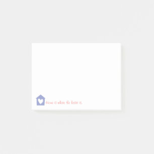 Purple Home Is Where the Heart Is Notes