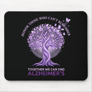 Purple honour those who can’t remember alzheimer’s mouse mat