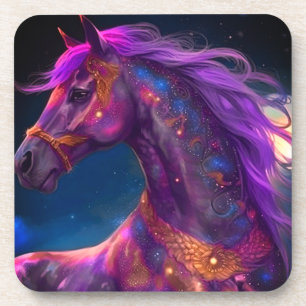 Purple Horse Coaster