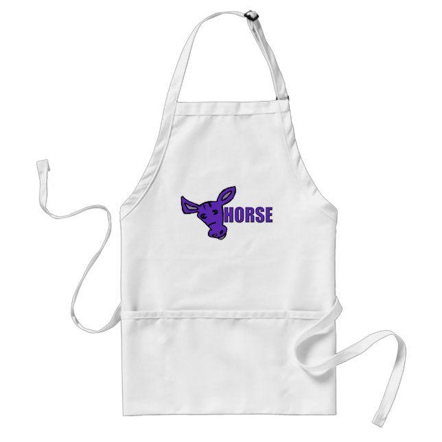Purple Horse Standard Apron (Front)