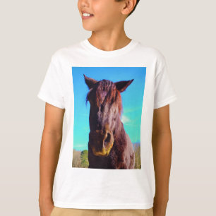 Purple Horse w/ Green Mouth T-Shirt