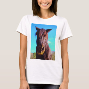Purple Horse w/ Green Mouth T-Shirt