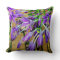 Purple Hosta Flower Garden  Pillow