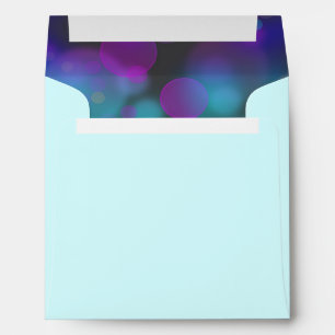 Purple Hot Pink Teal Blue Envelopes