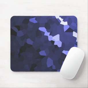 Purple Hue Crystallized Pattern Mouse Mat