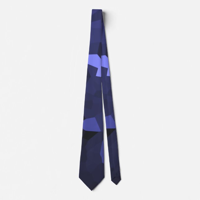 Purple Hue Crystallized Pattern Tie (Front)