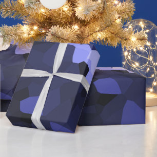 Purple Hue Crystallized Pattern Wrapping Paper