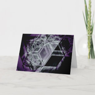 Purple Hue Greetinig Card