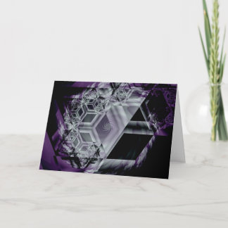 Purple Hue Greetinig Card