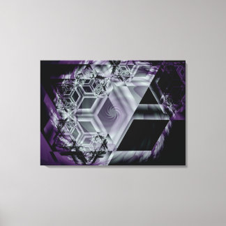 Purple Hue Stretched Canvas Print