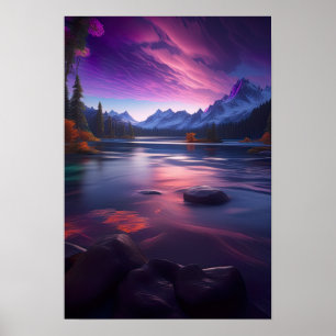 Purple Hues of Dusk Poster