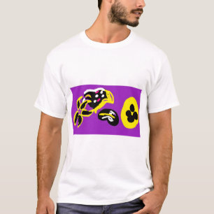 Purple Hummingbird  and flowers T-Shirt