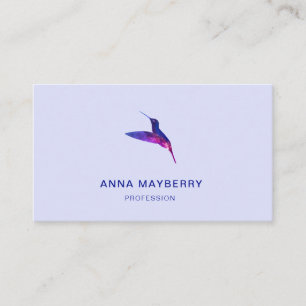 Purple Hummingbird Business Card