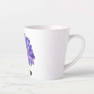 Purple Hydrangea latte mug