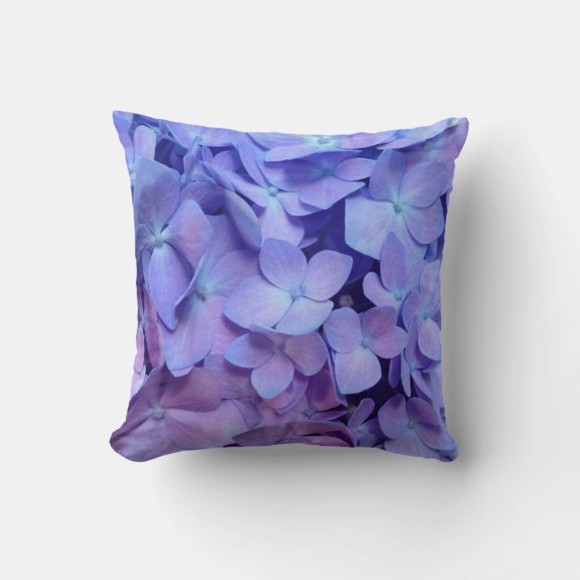 Purple Hydrangea Pillow (Front)