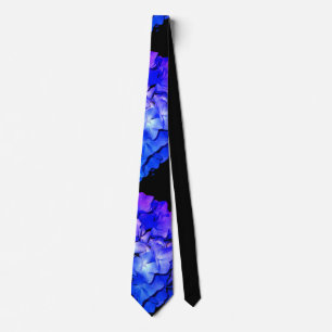 Purple Hydrangea Tie
