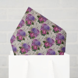 Purple Hydrangea Tissue Paper