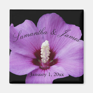 Purple Hydrangea Up Close Wedding Magnet