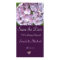 Purple Hydrangea Wedding Announcement Card