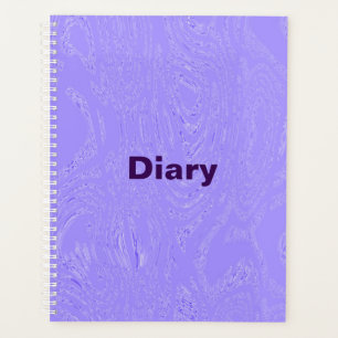 Purple Ice Diary Spiral Notebook Planner