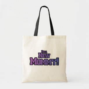 Purple I'm A New  Mummy Tshirts and Gifts Tote Bag