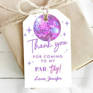 Purple In My Birthday Era Music Gift Tags