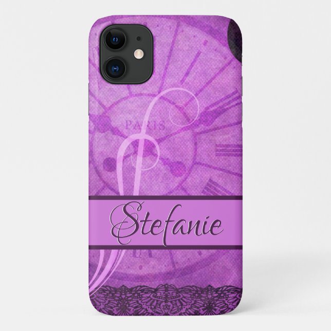 Purple in Paris Case-Mate iPhone Case (Back)
