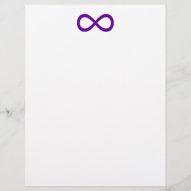 Purple Infinity Symbol (Front)