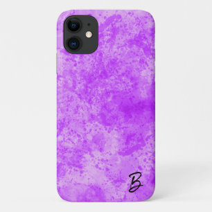 Purple Ink Mess Personalised Phone Case
