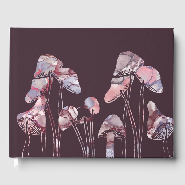 Purple Ink Mushrooms   Guest Book (Front)