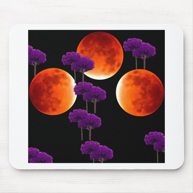 Purple Intrusion Mouse Mat (Front)