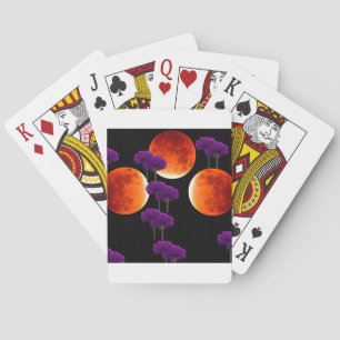 Purple Intrusion Playing Cards