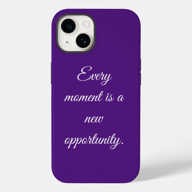 Purple iPhone 14 case. Case-Mate iPhone Case (Back)