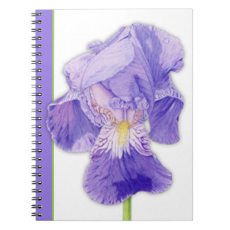 Purple Iris 2 Notebook