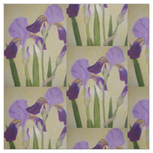 Purple Iris by bbillips Fabric