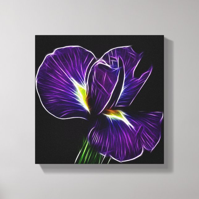 Purple Iris canvas (Front)