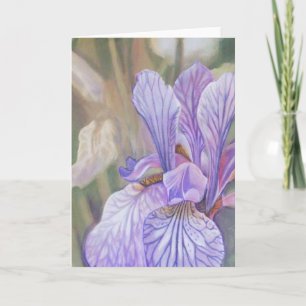 Purple Iris Card