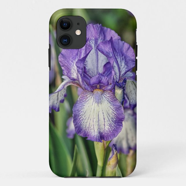 Purple Iris Case-Mate iPhone Case (Back)