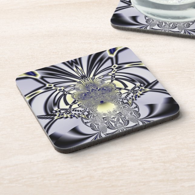 Purple Iris Coaster (Left Side)