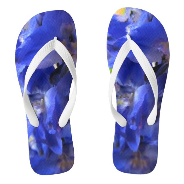 Purple Iris Flip Flop! Flip Flops (Footbed)