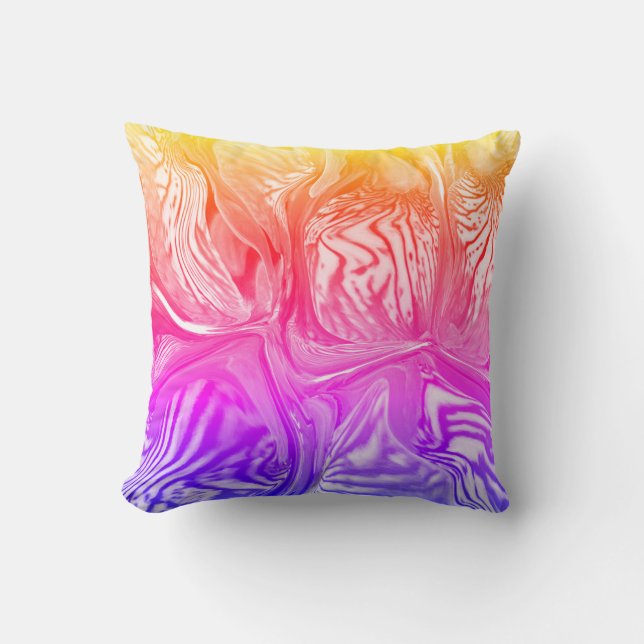 Purple Iris Flower / Ipanema / Cushion (Front)