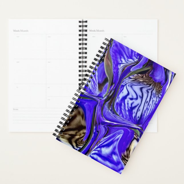 Purple Iris Flower Planner (Display)