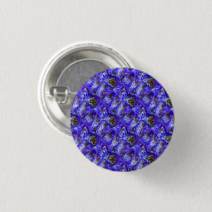 Purple Iris Flower / Slanted / Tiled / 3 Cm Round Badge
