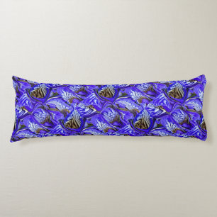 Purple Iris Flower / Slanted / Tiled / Body Cushion