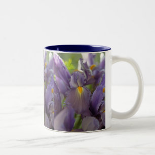 Purple Iris Flowers Photo Art Coffee Mugs
