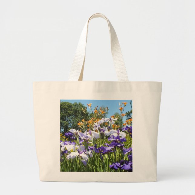 Purple Iris Garden Bag (Front)